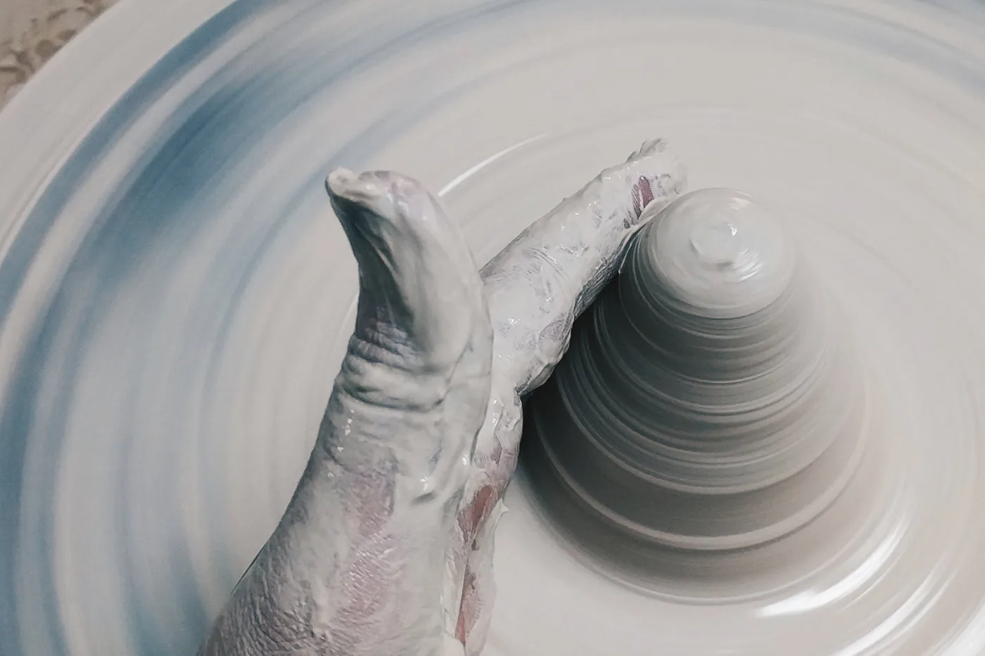 Sanat üretiminden bir kare