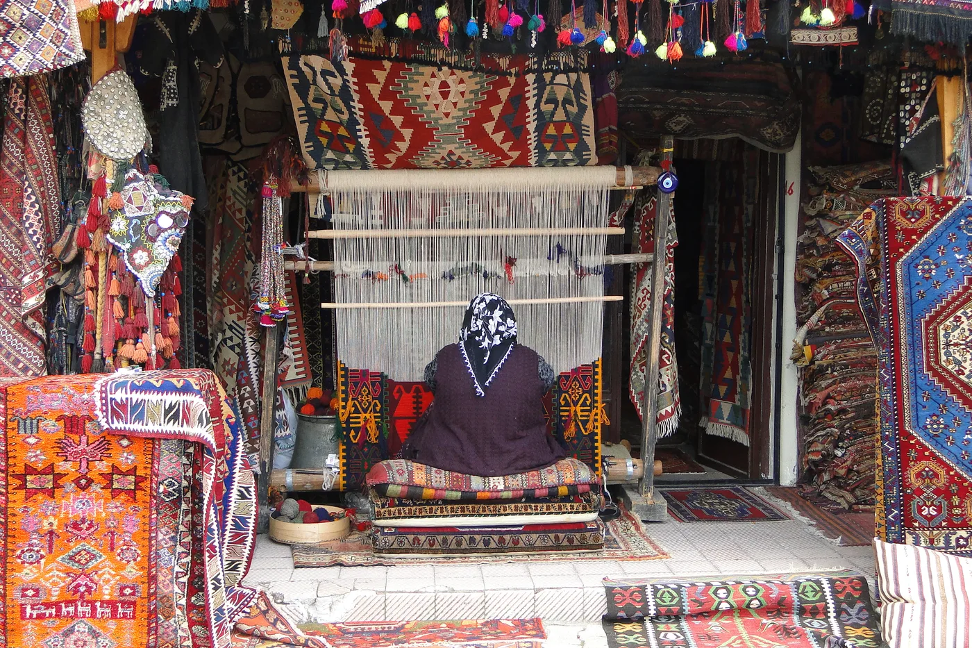Dokuma Kese ve Lif Seti